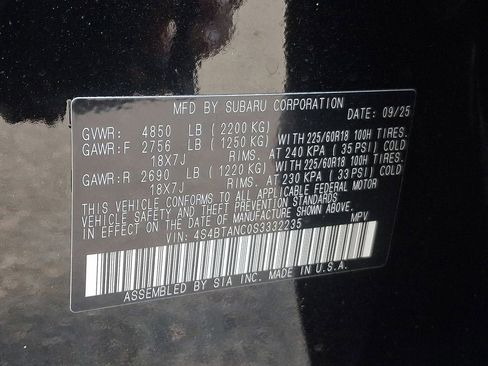 Certified 2025 Subaru Outback Limited AWD/4WD image 28