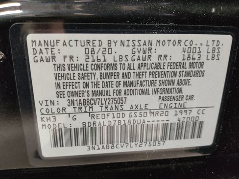 Used 2020 Nissan Sentra SV FWD image 33