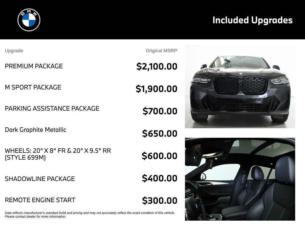 Used 2024 BMW X4 xDrive30i w/ Premium Package AWD/4WD image 4