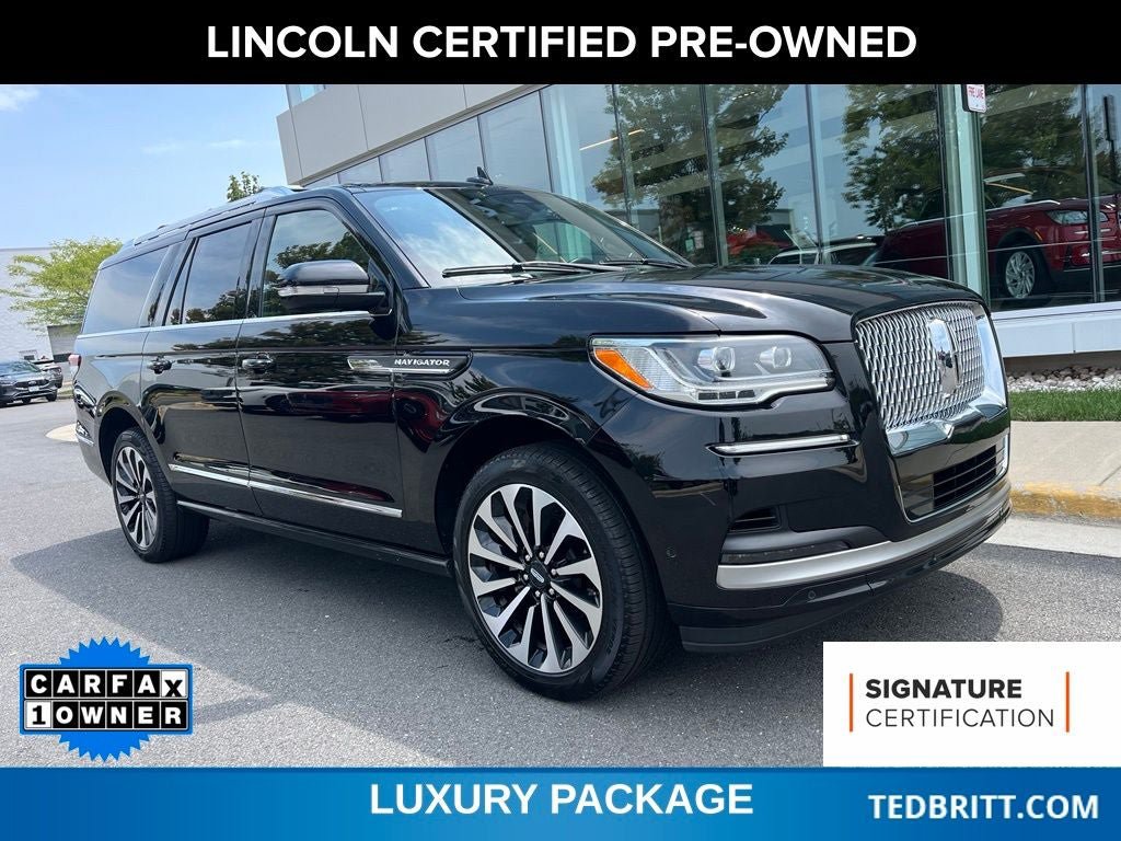Certified 2023 Lincoln Navigator L Reserve AWD/4WD image 1