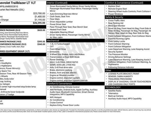 Used 2021 Chevrolet TrailBlazer LT w/ Convenience Package FWD image 38