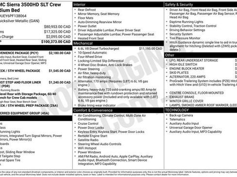Used 2023 GMC Sierra 3500 SLT w/ SLT Convenience Package AWD/4WD image 33
