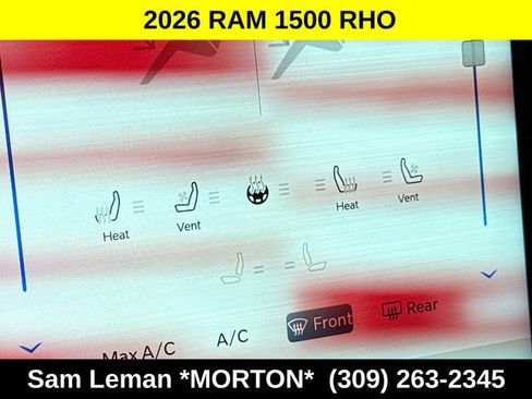 New 2026 RAM 1500 RHO w/ RHO Level 1 Equipment Group image 21