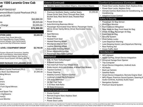 Used 2025 RAM 1500 Laramie w/ Night Edition AWD/4WD image 62