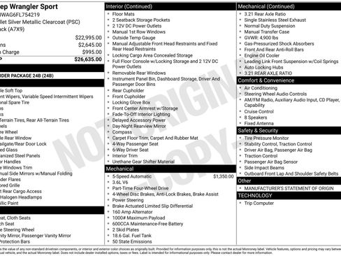 Used 2015 Jeep Wrangler Sport image 15
