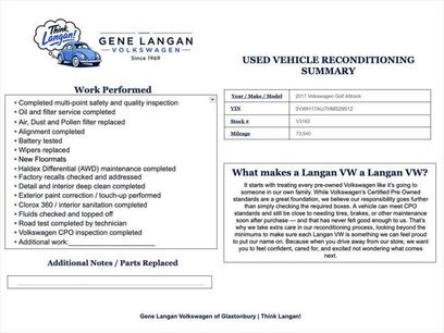 Used 2017 Volkswagen Golf Alltrack SEL