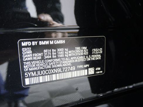 Used 2022 BMW X5 M Base w/ Competition Package 2 image 33