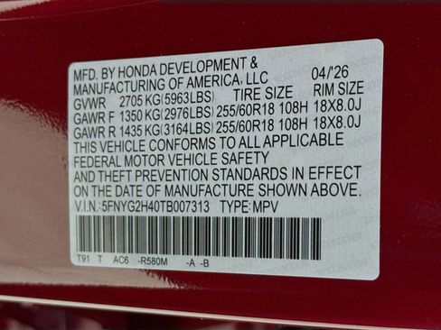 New 2026 Honda Pilot EX-L image 37