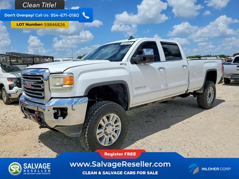 Used 2015 GMC Sierra 2500 SLT w/ Duramax Plus Package AWD/4WD image 1