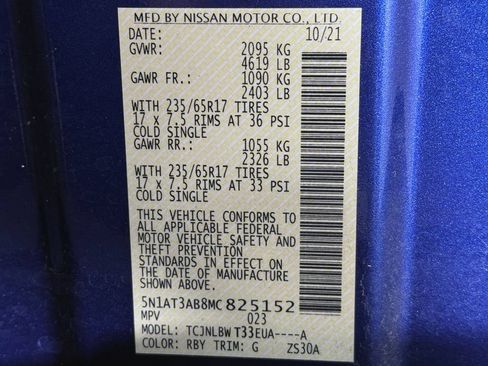 Used 2021 Nissan Rogue S AWD/4WD image 36