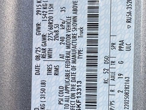 New 2025 Ford F150 STX w/ Equipment Group 200A image 13