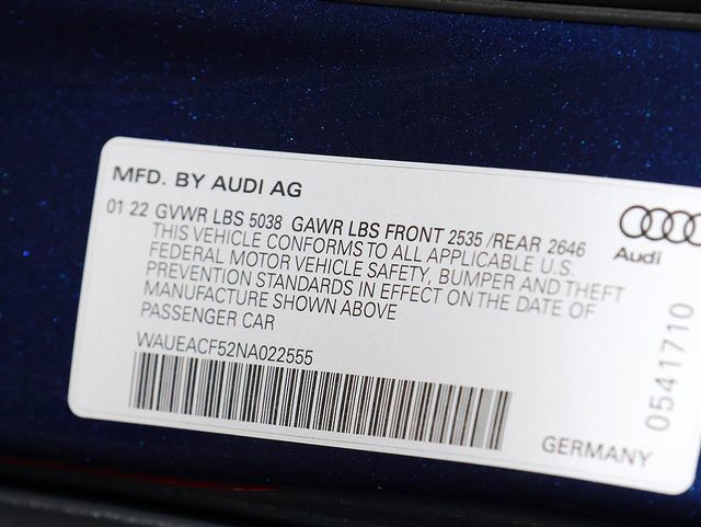 Used 2022 Audi A5 2.0T Prestige w/ Black Optic Plus Package AWD/4WD image 42