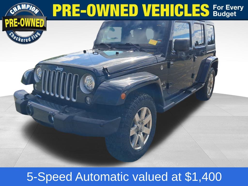 Used 2017 Jeep Wrangler Unlimited Sahara w/ Connectivity Group AWD/4WD 360° Tour