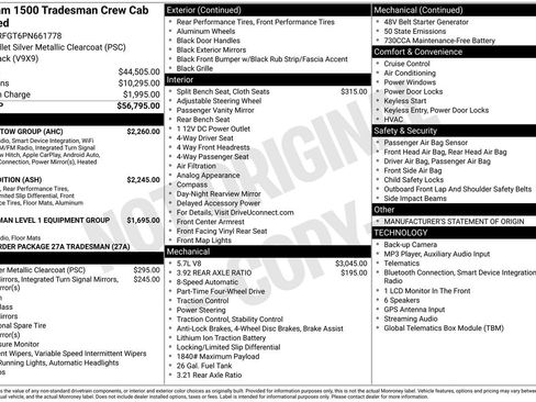 Used 2023 RAM 1500 Tradesman w/ Trailer Tow Group AWD/4WD image 5
