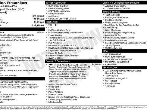 Used 2023 Subaru Forester Sport image 33