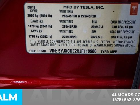 Used 2018 Tesla Model X 75D AWD/4WD image 54