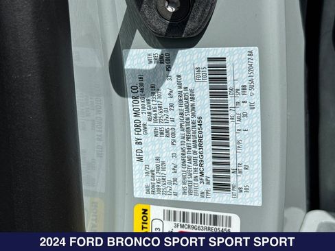 Used 2024 Ford Bronco Sport Heritage w/ Heritage Convenience Package AWD/4WD image 31