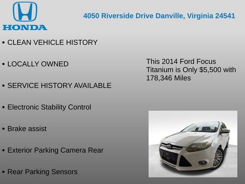 Used 2014 Ford Focus Titanium FWD image 7