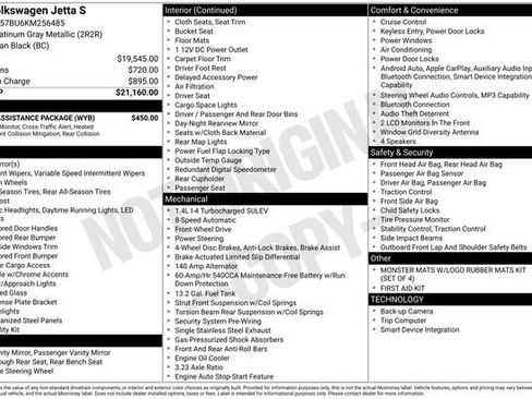 Used 2019 Volkswagen Jetta S w/ Driver Assistance Package FWD image 26