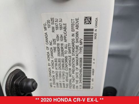 Used 2020 Honda CR-V EX-L image 40