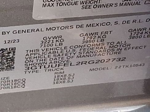 New 2024 GMC Sierra 1500 AT4X image 10