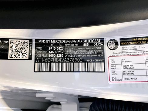 New 2027 Mercedes-Benz S 580 4MATIC Sedan image 12