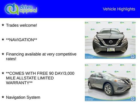 Used 2016 Nissan Murano S w/ Navigation Package image 6