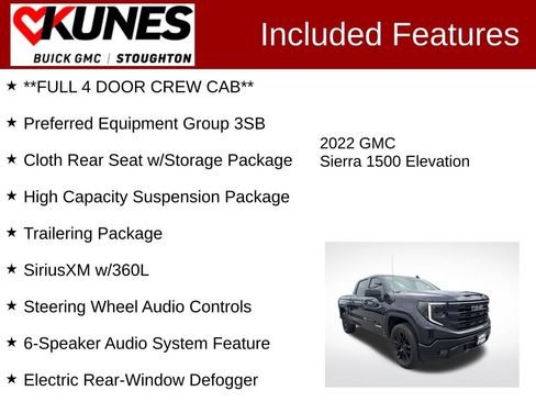 Used 2022 GMC Sierra 1500 Elevation AWD/4WD image 3