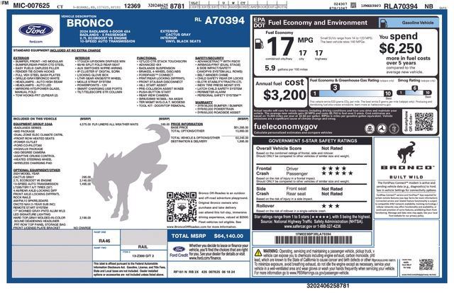 Used 2024 Ford Bronco Badlands AWD/4WD image 4