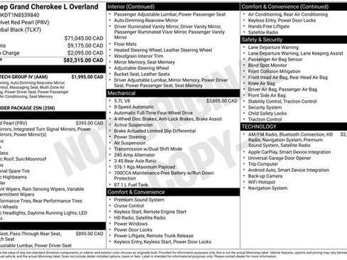 Used 2022 Jeep Grand Cherokee L Overland w/ Luxury Tech Group IV image 40