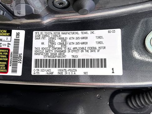 Used 2023 Toyota Tundra Platinum image 16