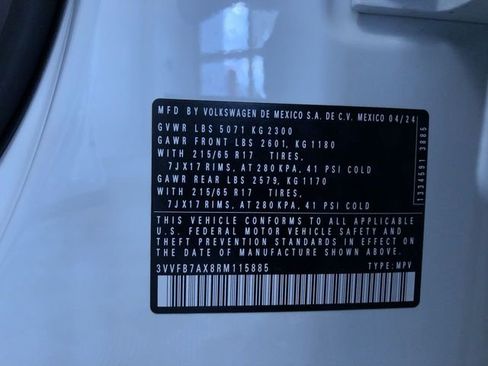Used 2024 Volkswagen Tiguan S image 33