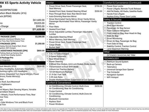 Used 2023 BMW X5 sDrive40i w/ M Sport Package image 11
