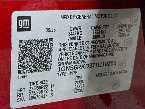 New 2026 Chevrolet Tahoe RST w/ Comfort Package image 34