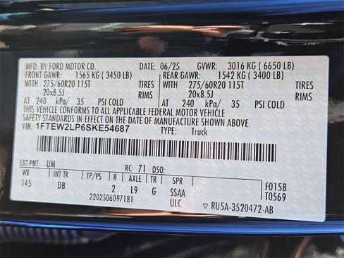 New 2025 Ford F150 STX w/ Equipment Group 200A image 22