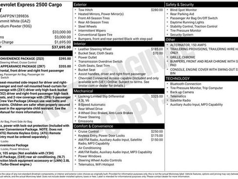 Used 2022 Chevrolet Express 2500 w/ Driver Convenience Package image 3