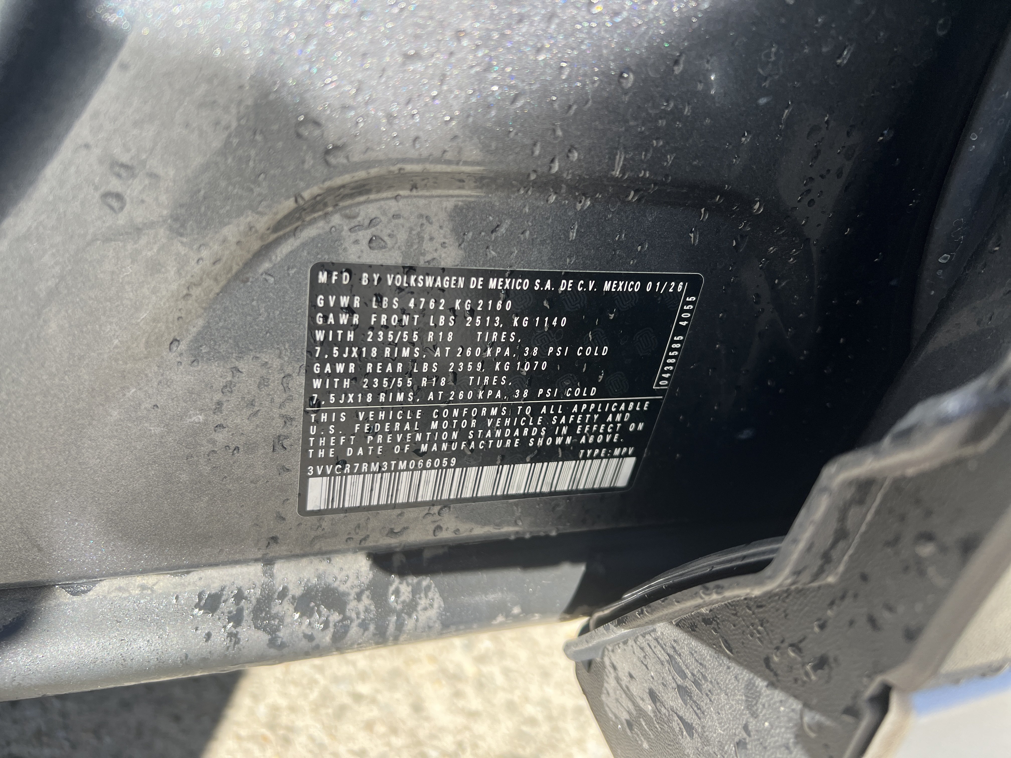 Certified 2026 Volkswagen Tiguan S FWD image 29
