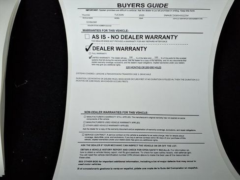 Used 2025 Hyundai Tucson Limited image 35