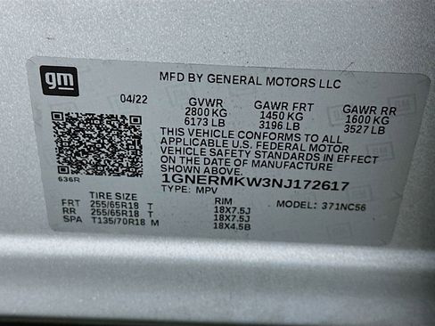 Used 2022 Chevrolet Traverse LT w/ LPO, Cargo Package FWD image 35
