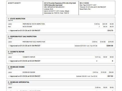 Used 2014 Porsche Panamera GTS image 7