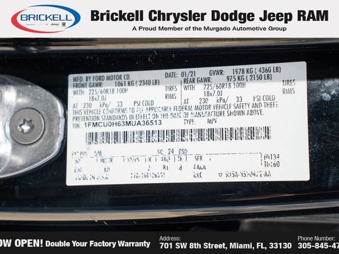 Used 2021 Ford Escape SEL w/ Technology Package image 37