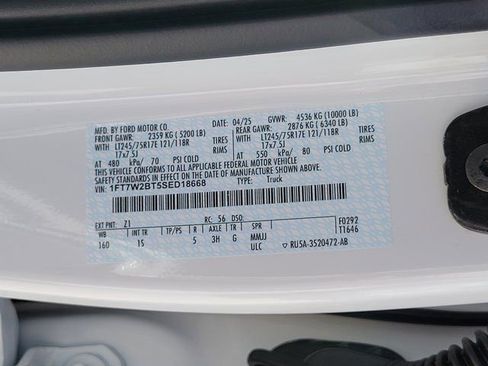 New 2025 Ford F250 XL w/ FX4 Off-Road Package image 13