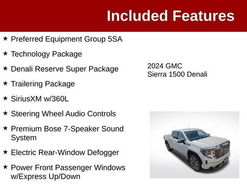 Used 2024 GMC Sierra 1500 Denali AWD/4WD image 3