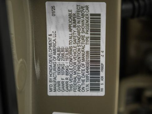Used 2025 Honda Civic Sport Touring image 46