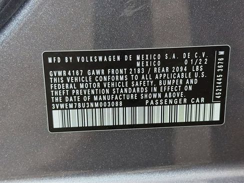 Used 2022 Volkswagen Jetta SE FWD image 36