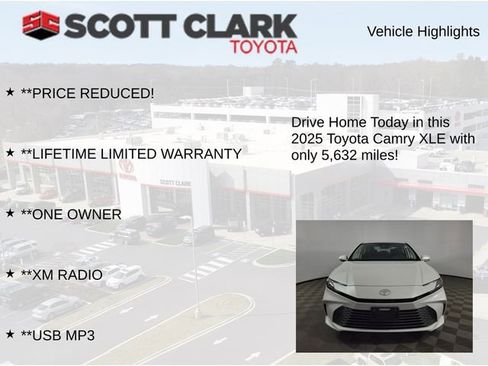 Used 2025 Toyota Camry XLE FWD image 12