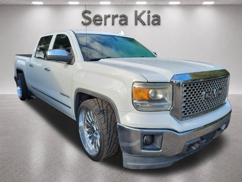 Used 2015 GMC Sierra 1500 SLT w/ SLT Crew Cab Value Package RWD image 3