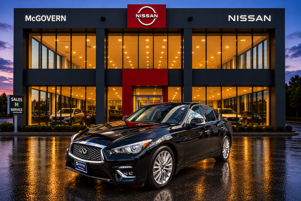 Used 2023 INFINITI Q50 Luxe w/ Cargo Package AWD/4WD image 1