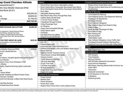 Used 2023 Jeep Grand Cherokee Altitude AWD/4WD image 11