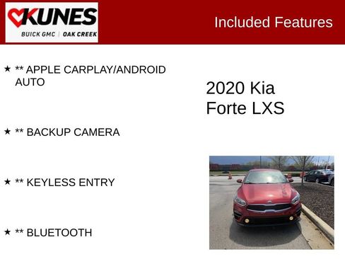 Used 2020 Kia Forte LXS image 2